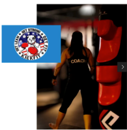 Redline boxing coach gear in the gym